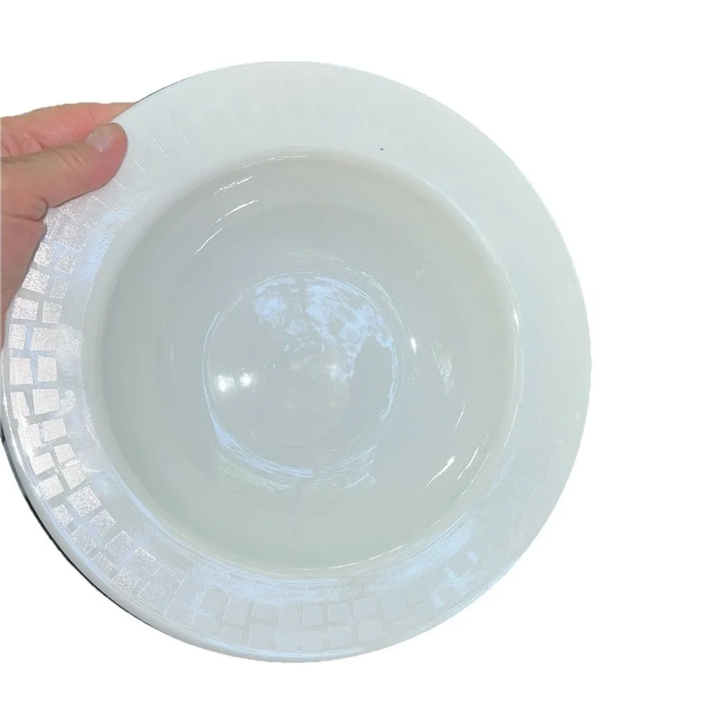 Corelle‎  Vitrelle white serving bowls vintage 12